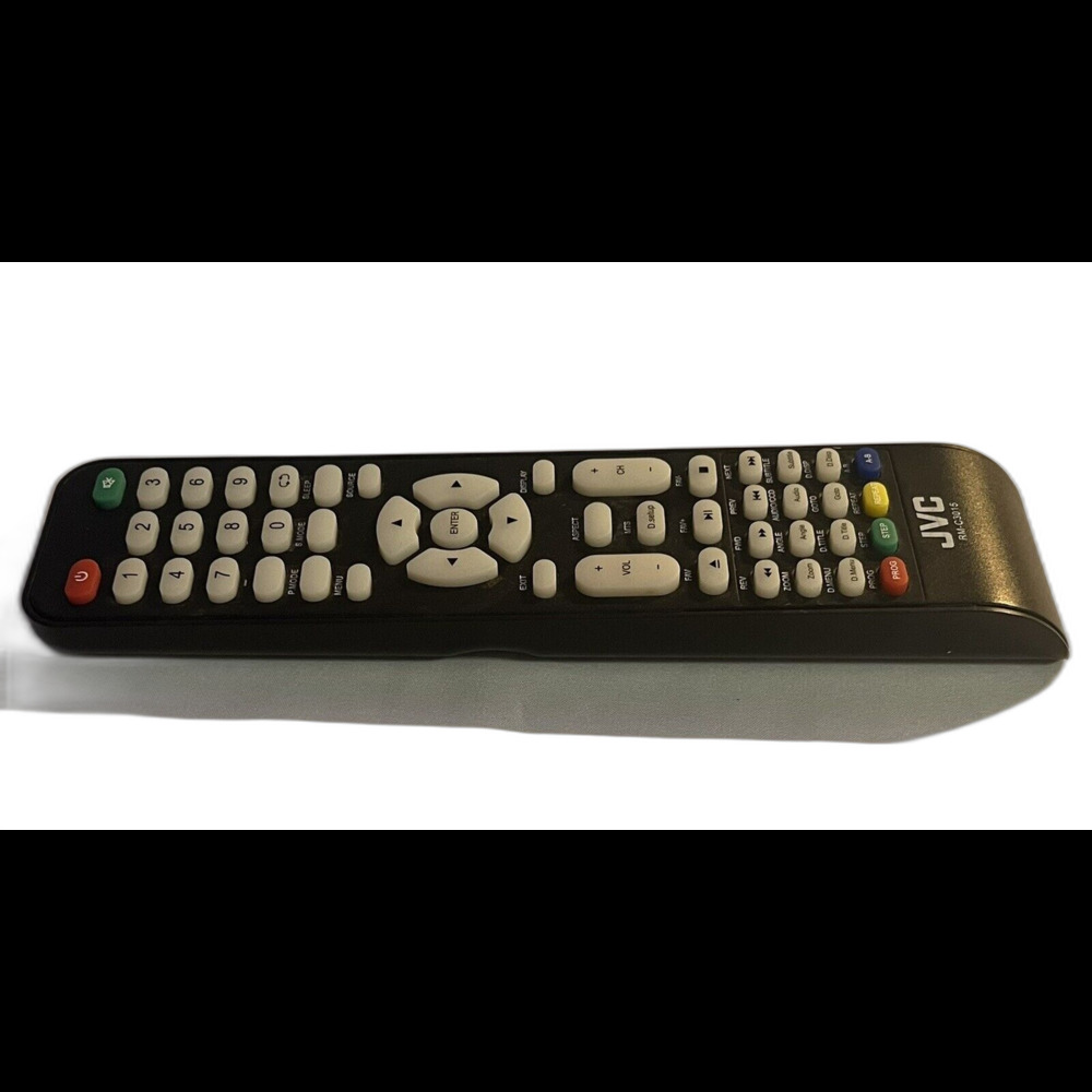 Original JVC RM-C3015 TV/DVD Replacement Black Remote Control Tested - Picture 2 of 7